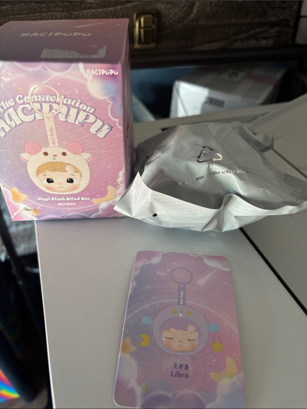 HACIPUPU The Constellation Vinyl Plush Blind Box - Libra confirmed